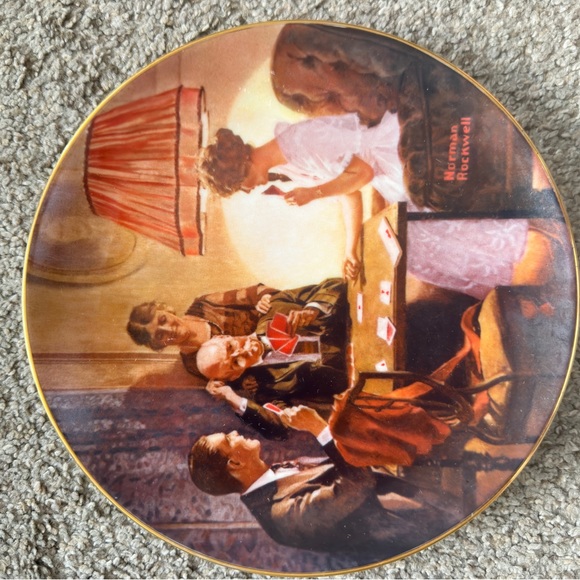 Set of 11 Norman Rockwell Collectors plates. 1979-1991 missing 1980,1990 - Picture 13 of 15